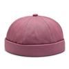 Unisex Brimless Hat: Round Top Melon Cap, Hip-Hop Style & Landlord Design for Spring/Autumn