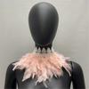 Colorful Real Feather Shawl Great for Halloween Cosplay Evening Party for Ladies Photography Capelet Adjustable Size