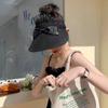 New Summer Empty Top Raffia Straw Hat Women Outdoor Travel Beach Sunscreen Anti Uv Riding Sun Hat Girl Big Brim Bow Visor Cap
