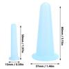 4Pcs Silicone Massage Cup Moisture Absorption Jar Face Cupping Cup Body Health Care