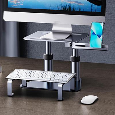 Laptop Riser Holder Support AntiSlip Metal Bracket Aluminum Alloy Height Adjustable Notebook
