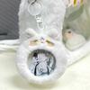 Meow Fox Plush Ita Bag: Cute Transparent Wallet & Storage for Students