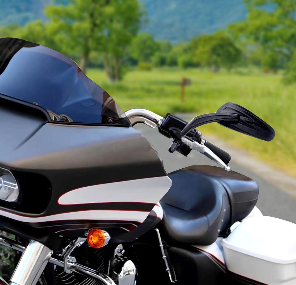 Harley Road King Fat Boy Metal Rearview Mirror for Motorcycle Customization