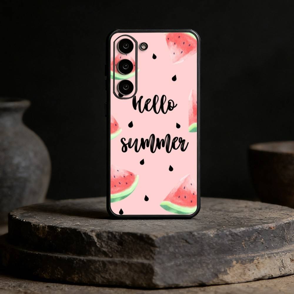 Watermelon Art Phone Case For Samsung Galaxy A91,80,73,72 ,71,53,52,32 ,31,22,21s,20,Soft Black Case Samsung a51 4g