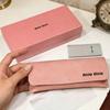 MIU MIU Pink Leather Eyeglasses Case Set