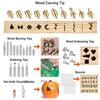 Digital Adjustable Temperature Pyrography Kit: Carving & Soldering Pen with Constant Temp Display