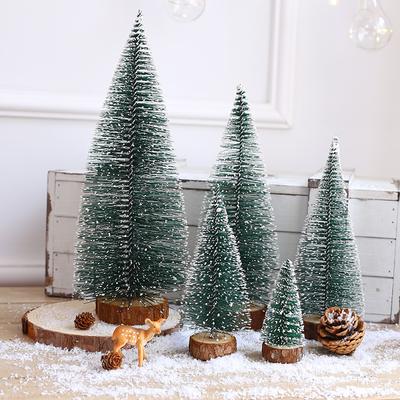 Mini Weihnachtsbäume Künstliche Kiefernnadel Schreibtischschmuck 10/15/20cm Künstliche Immergrüne Bäume zur Weihnachtsdekoration