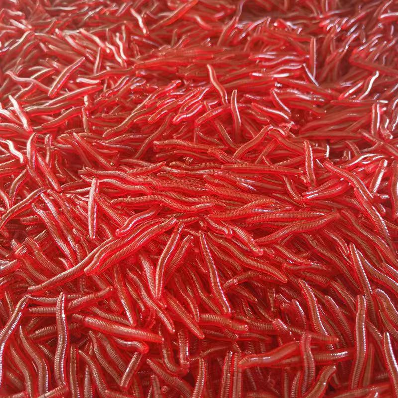 Fishy Bloodworm Soft Lure: Bionic Imitation Earthworm Bait