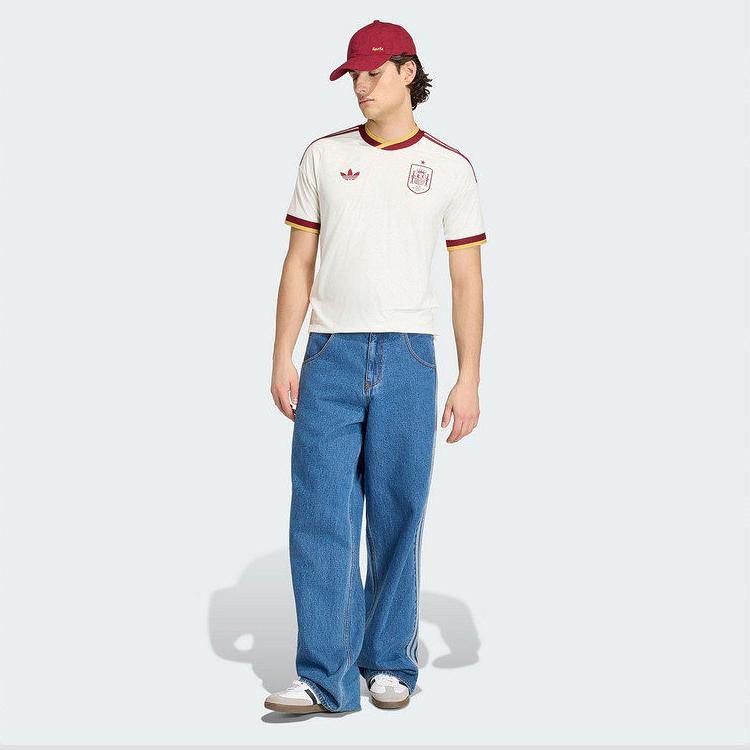 Adidas Originals AUTHENTIC Player Edition Spanish National Team 26th World Cup Away Climacool+ Quick-drying Slim Short Sleeve Football Jersey Men's