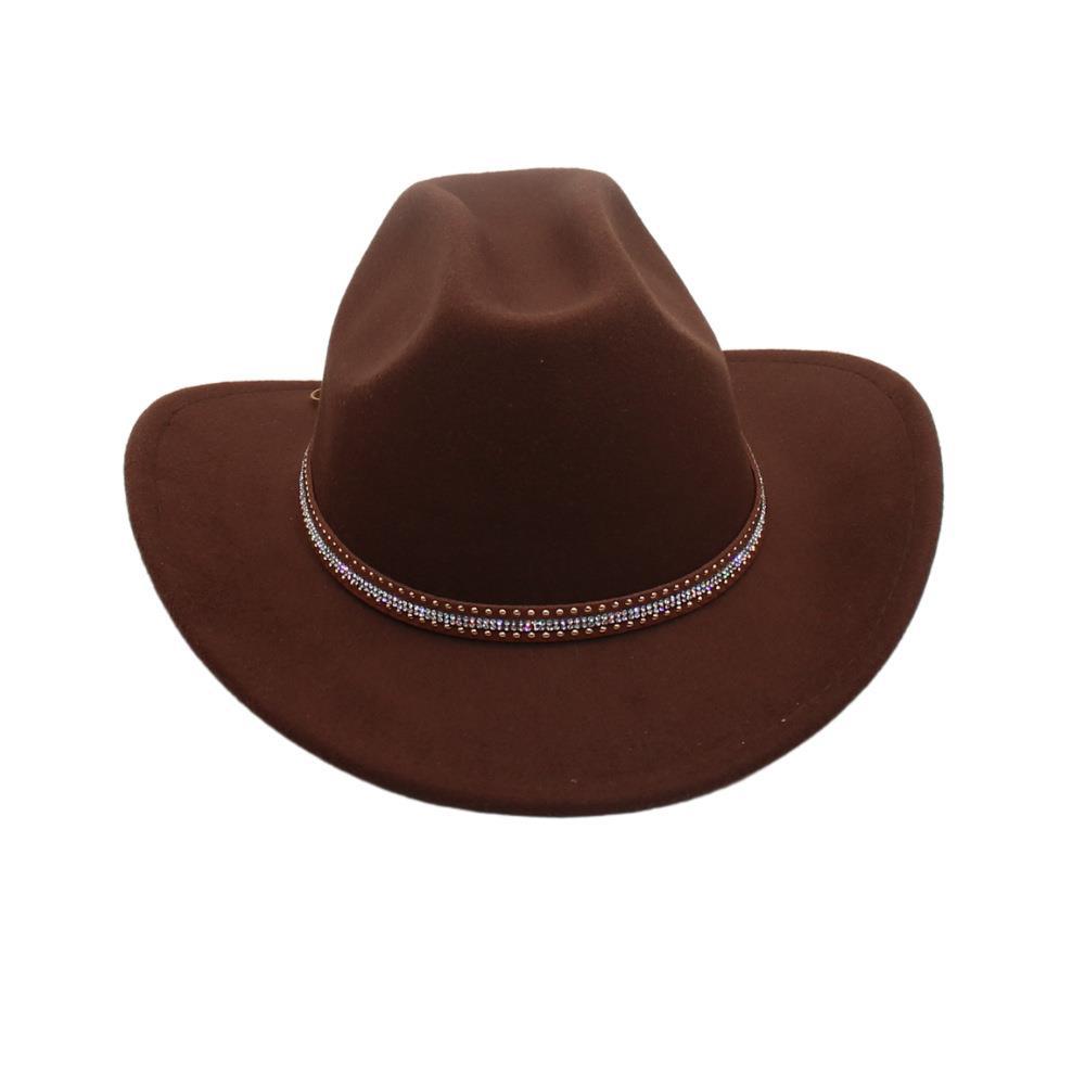 Jazz Tibetan Western Cowboy Hat Men'S And Women'S Performance Felt Hat Hat