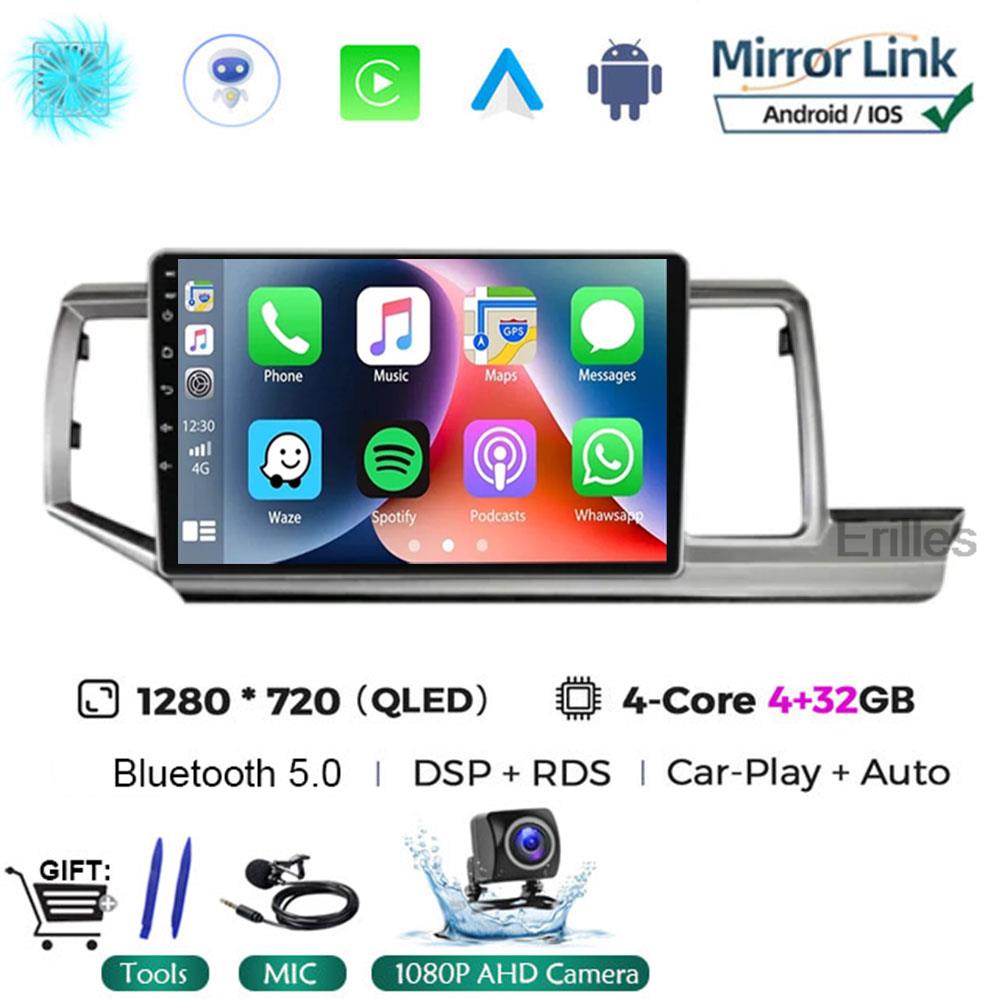 Android 14 Navigation NO 2DIN Carplay Auto Head Unit Screen For Honda Stepwgn 2009 - 2015 Radio Stereo Multimedia Car Player GPS