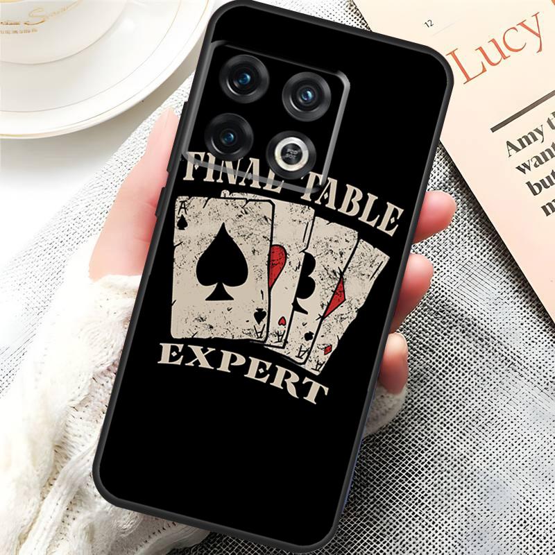Poker Cards Cover For OnePlus 15 13 13R 13T 12 12R 10T 11 10 Pro OnePlus Nord 5 CE 3 4 Lite N20 N30 Case