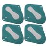 4pcs Reusable Panty Liners Highly Absorbent Cotton Washable Sanitary Napkins for Overnight