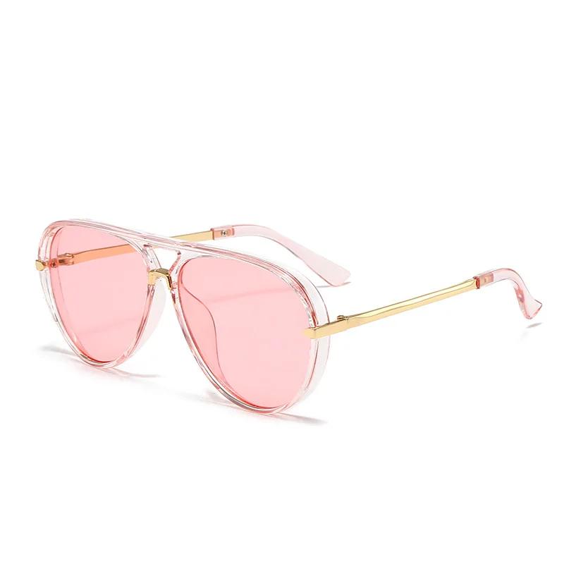 Fashion Sunglasses Sun Visors Multifunctional Large Frame Glasses Retro Fluorescent Green Sunglasses UV Resistant Glasses