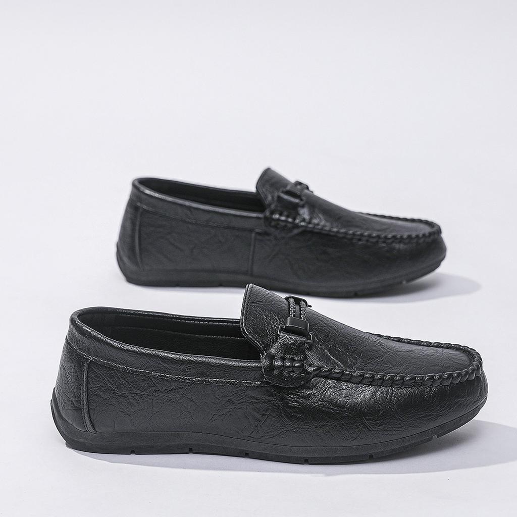 Shoes Men'S One Pedal Doudou Loafers Casual Dress British Breathable Men'S Color Soft Bottom Trend Driving