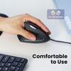 Perixx Left Hand Ergonomic Mouse Ergonomics PERIMICE-513L (Wired USB)