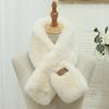 New Mao Mao collar scarf winter women's warm imitation Rex rabbit plush scarf neck protection cute neck cover