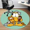 1pc Garfield Pets Office Round Area Rug, Bedroom Living Room Home Decor, Room Deco,  Offic a1016150