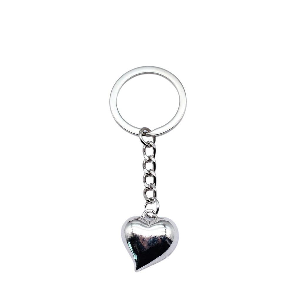 Souvenir Gift Couple Keychain Kiss Charm Lover Key Ring 28mm Ring
