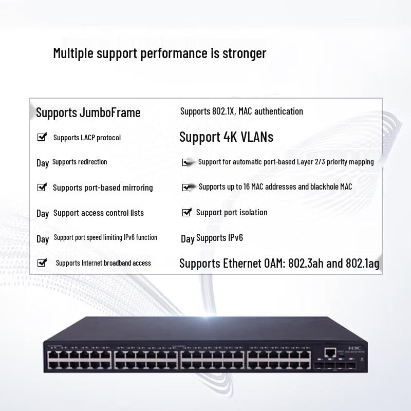 H3C S5130S-52S-EI Enterprise 52-Port 10G Managed Switch