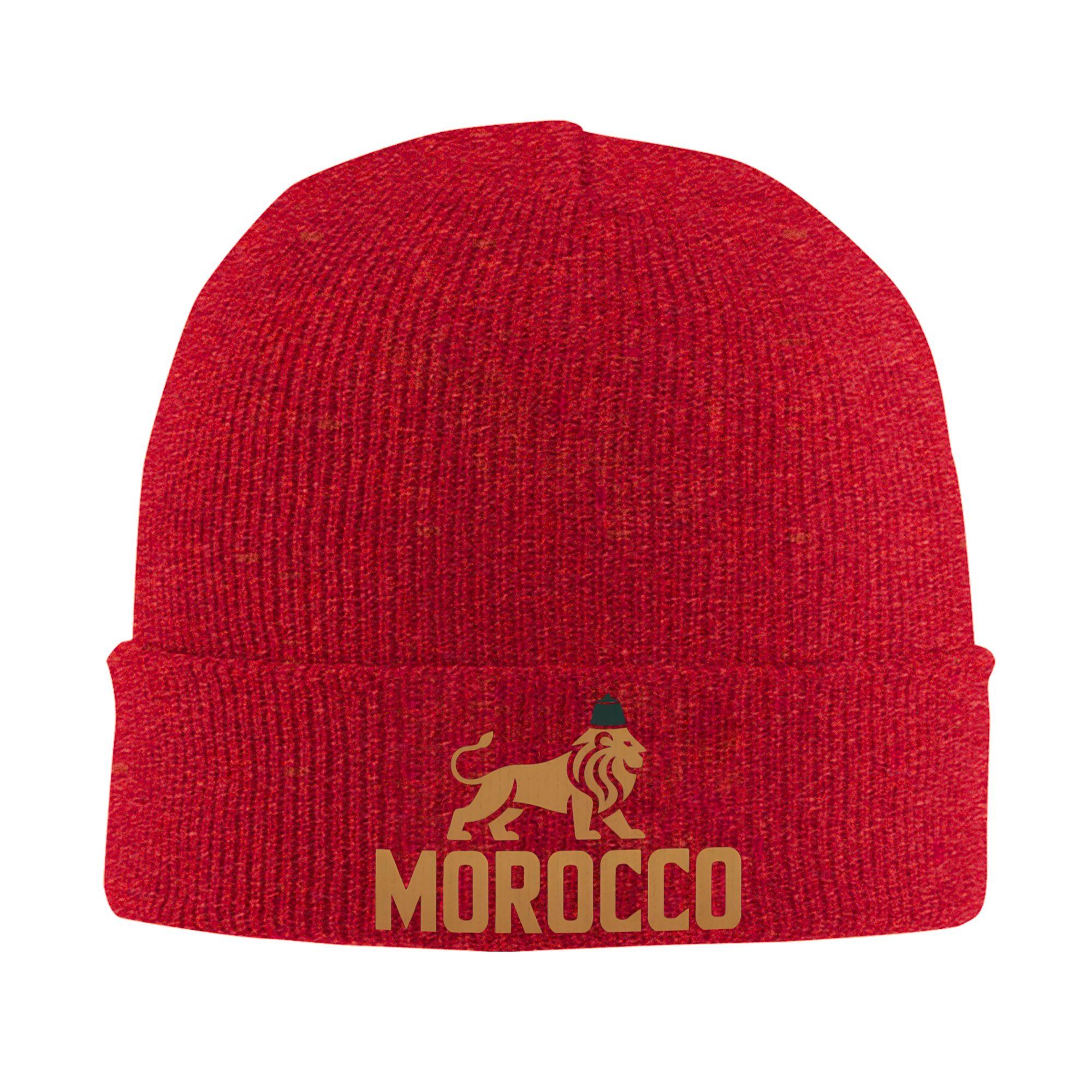 

Adult Unisex Morocco Lion Beanie Hats Y2K Cool Knit Hat Autumn Winter Gym Caps Printed Elastic Bonnet Hats One Size