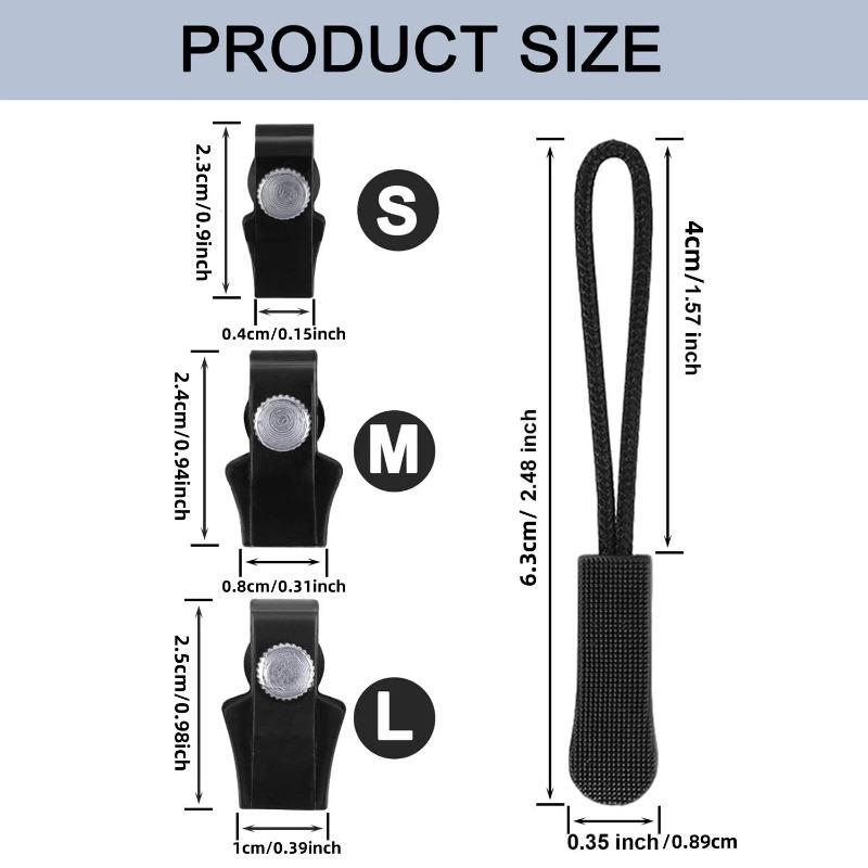 2/4/6 buc universal fermoar cap Fixer rapid instantaneu detașabil fermoar reparare kit înlocuire fermoar Slider Trage pentru jachetă geantă haină