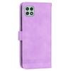 DIERFENG DF-03 Stand Phone Case for Samsung Galaxy A22 5G (EU Version),Lines Imprinted PU Leather Wallet Cover