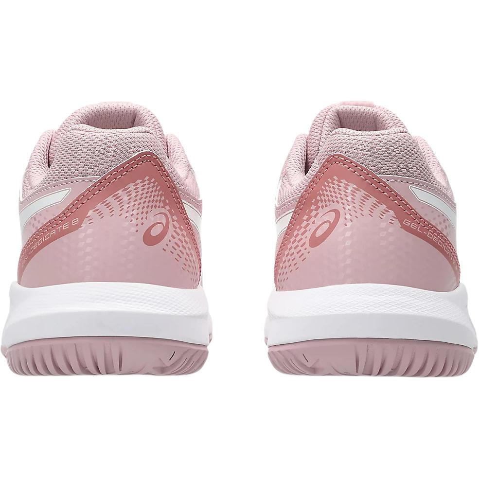 Asics Gel Dedicate 8 Abrasion Resistant Breathable Support Low Top Training Shoes Pink Kids' 1044A077-702