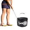 Golf-Schlagtasche, tragbare Power-Schlagtasche, geräuschlos, wasserdicht, Golfschwung-Trainingshilfe für den Aufprallpositionstrainer