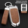 Nueva Funda de Cubierta para Llave de Coche de Aleación y Cuero Para Jeep Grand Cherokee Chrysler 300C Renegade Fiat Freemont Dodge Ram 1500 Challenger Dart