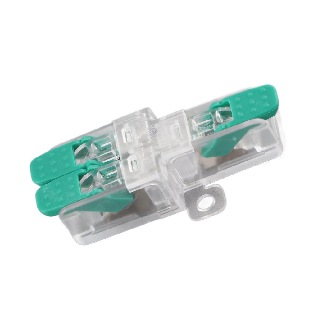 20 Stück Drahtverbinder 1 Eingang 2 Ausgänge Hebel-Drahtverbinder 41A 450V für 0,5-6mm² 10-20AWG Leiterklemmenblock