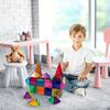 PicassoTiles 60-Piece Set of Magnetic Building Tiles, Clear Magnetic 3D Building Blocks for Construction Playboards - Unbelievable Creativity,