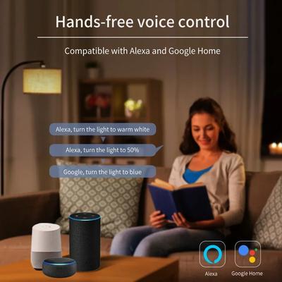 Inteligentní WIFI LED kulaté stropní světlo RGBCW Tuya APP Hlasové ovládání Stmívatelné AC 85-265V 24W Kompatibilní s Alexa Google Assistant