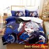 Seraph of the end Beding Set Printed Bed Linen Set With Pilowcase Bed Soft Duvet Cover Soft Single Double Quen Super King-Sized Dimensionsd Dimensions