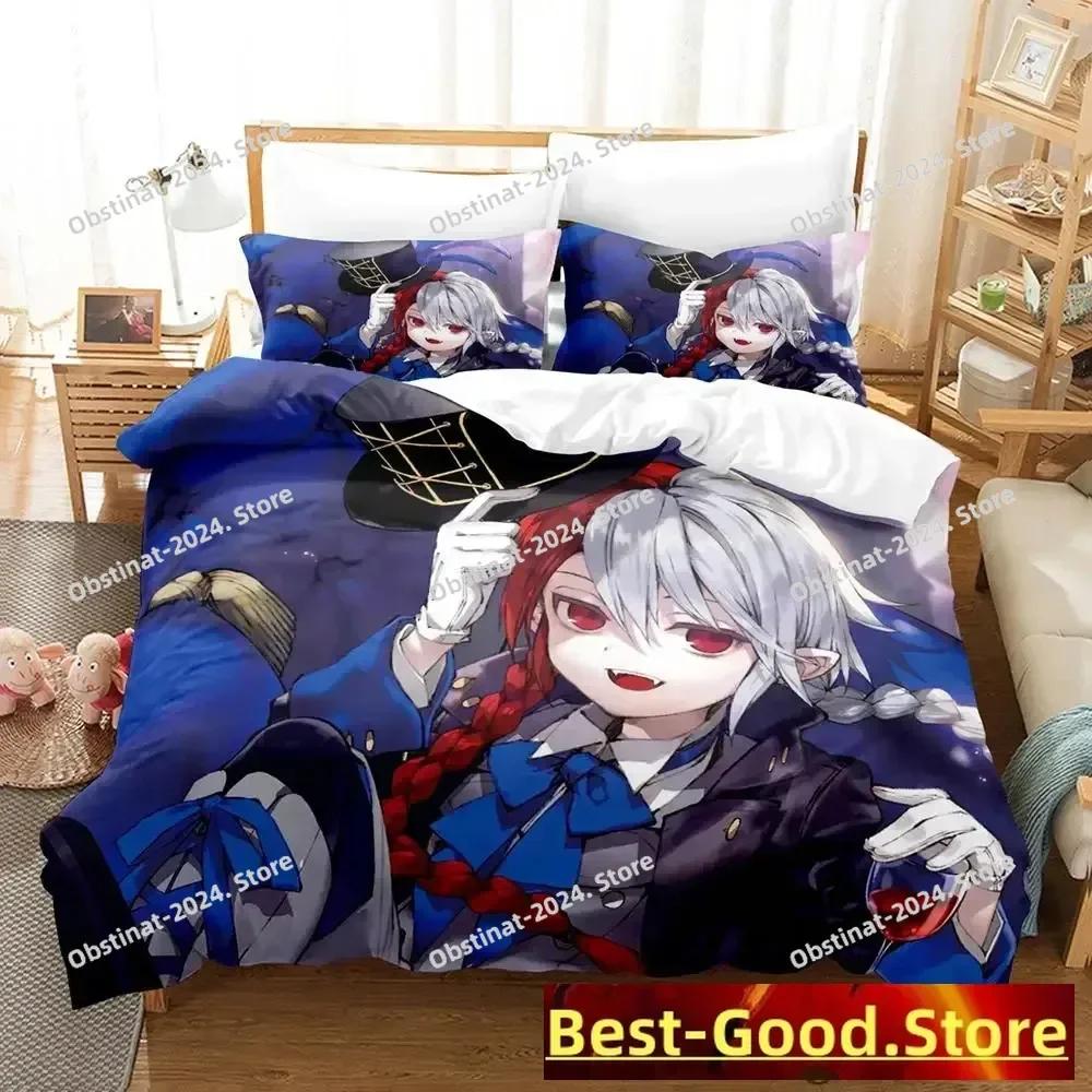 Seraph of the end Beding Set Printed Bed Linen Set With Pilowcase Bed Soft Duvet Cover Soft Single Double Quen Super King-Sized Dimensionsd Dimensions