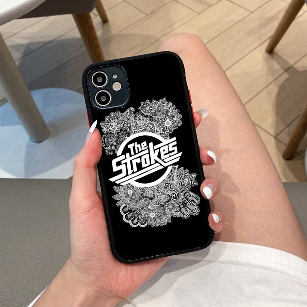 

Classic Famous Rock Band The S-strokes Phone Case For IPhone 14 11 12 13 Mini Pro Max Plus X XR XS MAX Translucent Matte Cover iphone 13 pro