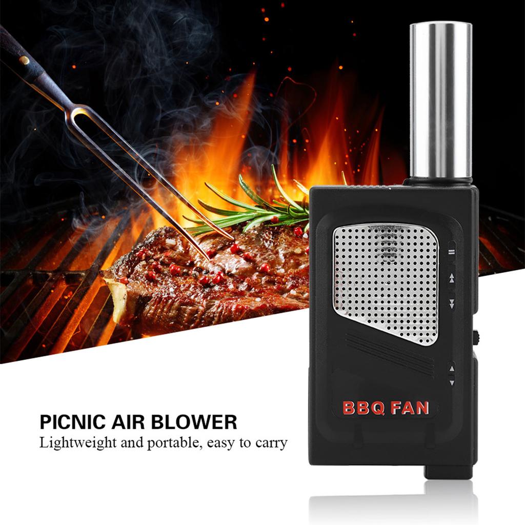 Lightweight Portable BBQ Air Blower Handheld Picnic Cooking Outdoor