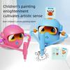 Smart Kids Drawing Robot, Automatic Painting Toy, Interactive Educational Drawing Machine, Educational Toy with 100 Cards,Suitable for Boys,Girls Over