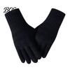 Outdoor Work Gloves for Winter Knitted Touchscreen Men Women, Warm Thermal Gloves, Thickened Conductive Fingertip Smartphone Plush Lining Mittens Cold