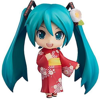 Nendoroid Karaktärsvokalserie 01 Hatsune Miku Yukata Natsutsubaki ABS PVC Målad Rörlig Figur Ver. Icke-skala &
