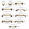 Marble Vein Ceramic Cabinet Knobs Antique Crack Door Knobs Vintage Wardrobe Handles  Cabinet Doors