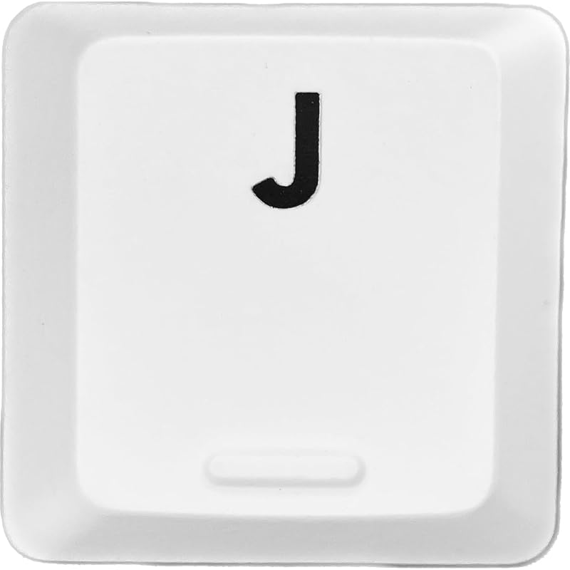 

logitech G913/G913TKL/G915 replacement keycaps [Sold as 1 piece] (Light-emitting compatible) [BERGBUCH] (J, White)