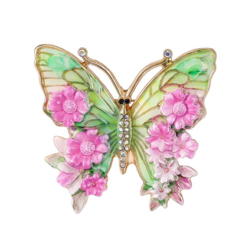 Luxury Beautiful Colorful Butterfly Insect Design Brooch For Men And Women, Jewelry Accessories, Weddingholidaypartygift