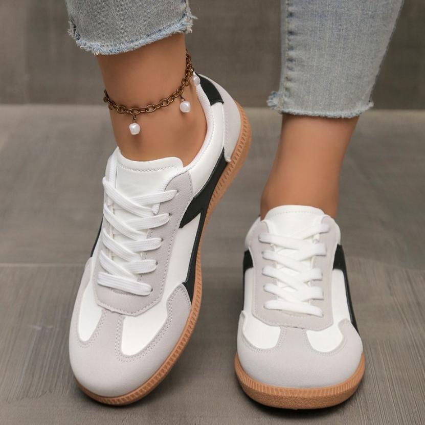 

Breathable Ladies Sneakers Fashion Vulcanized Design Comfortable Walking Shoes For Women 36