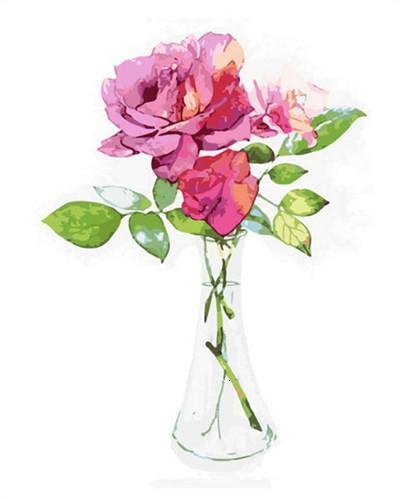 

Алмазная инкрустация DIY 5D алмазная живопись цветы зеленые листья Алмазная мозаика вышивка крестиком украшение дома Full Round 20x25CM