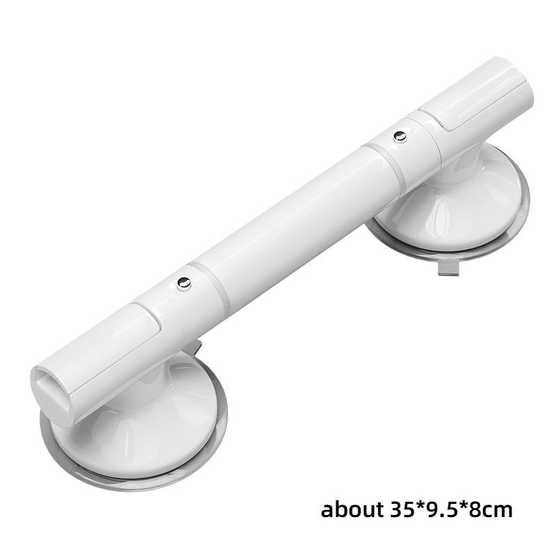 Drill‑Free Suction Bathroom Grab Bar Anti‑Slip Safety Handle for Elderly Toilet Shower Aid
