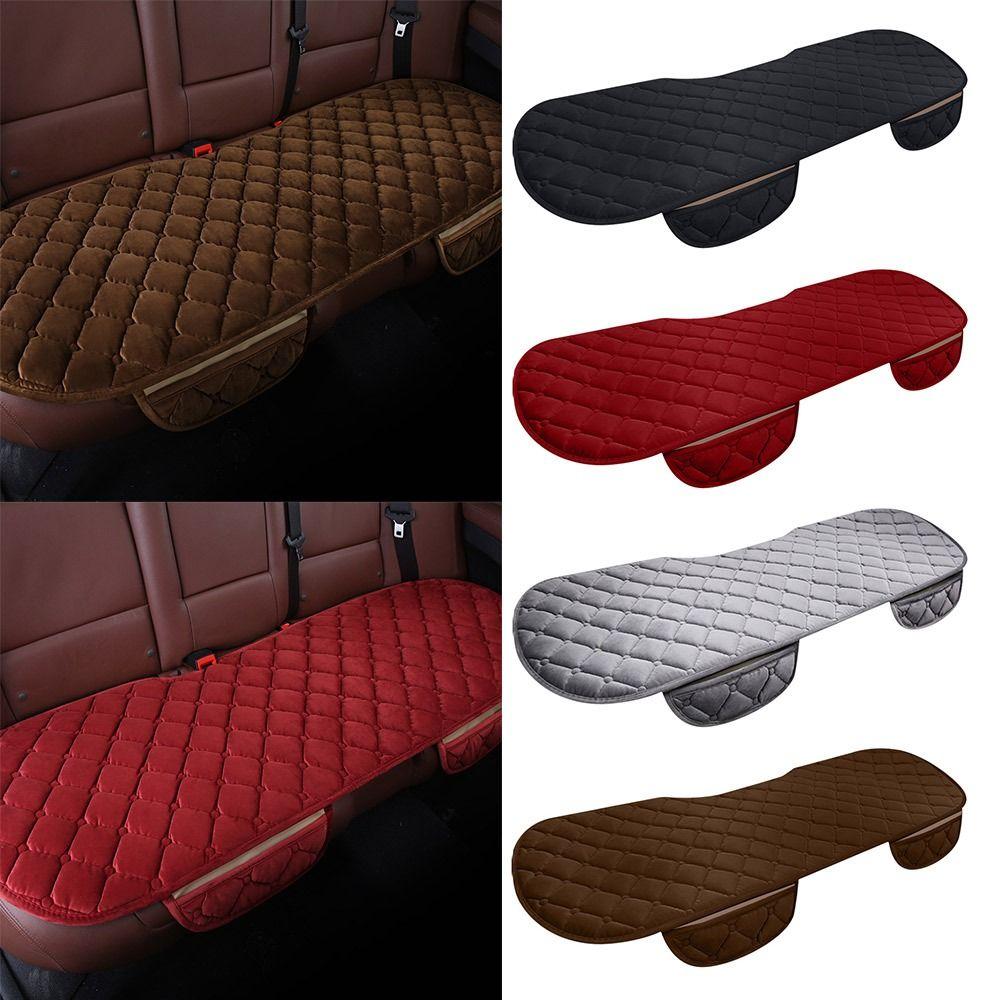Non Slide Rear Seat Cover Velvet Auto Protector Mat Pad New Rear Flocking Cloth Cushion  Winter