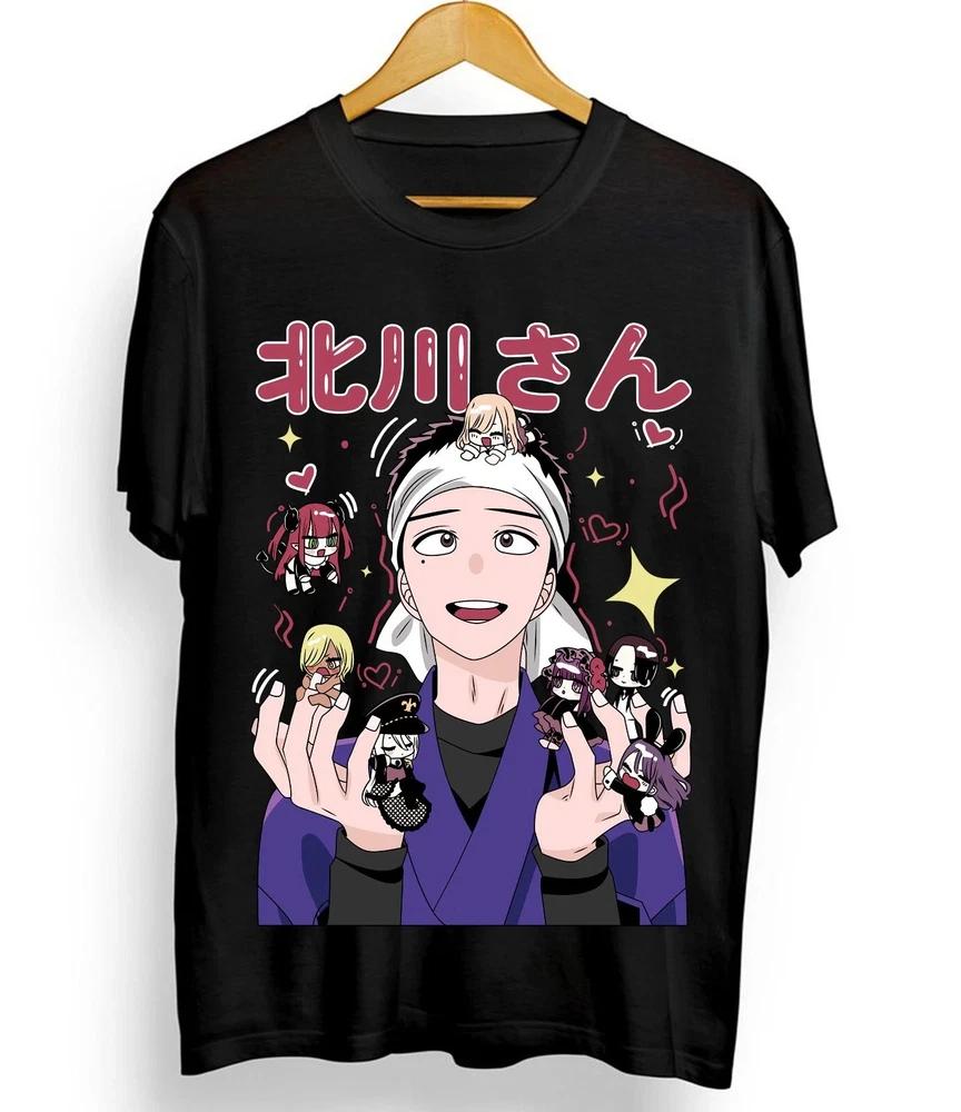 Anime Gojo My Cosplay Darling Sailor Wakan Black T Shirt Size S 4XL S