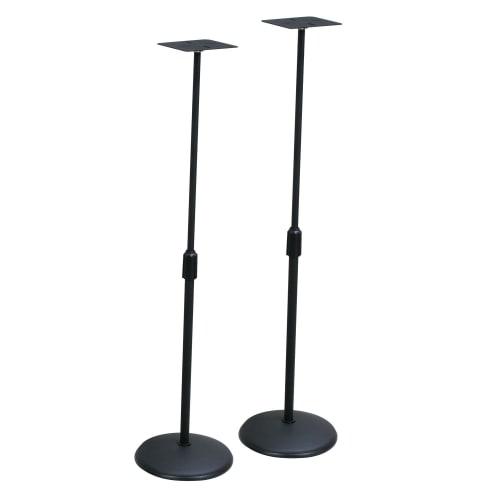 Kiktani Speaker Stand Top Plate: 150mmX120mm Height: 575mm~1,045mm with Insulator AV-SPS Black