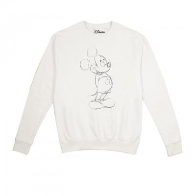 Womens/Ladies Mickey Mouse Sketch Sweatshirt
